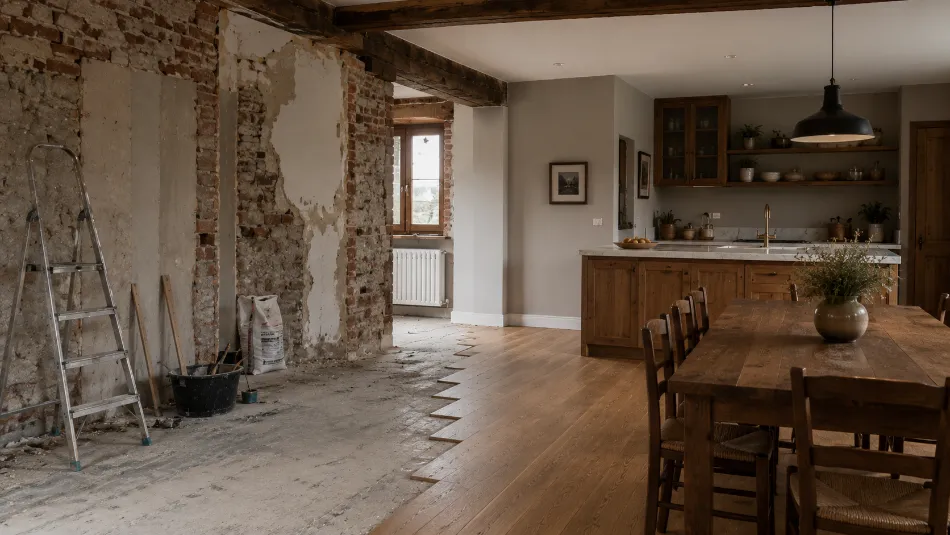 Cuánto se tarda en pintar un piso completo y de qué depende. Fotografía relacionada con pintura de viviendas e interiores