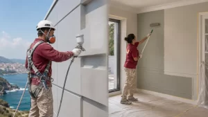 Detalle relacionado con Pintura exterior transpirable: qué significa realmente
