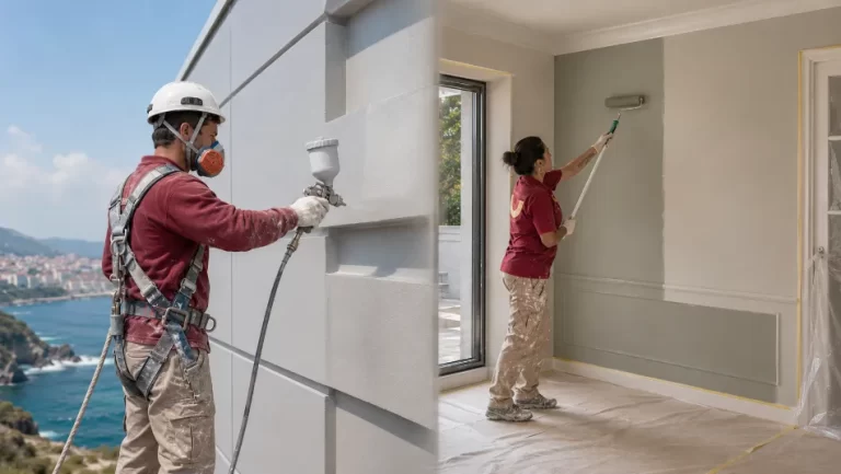 Detalle relacionado con Pintura exterior transpirable: qué significa realmente